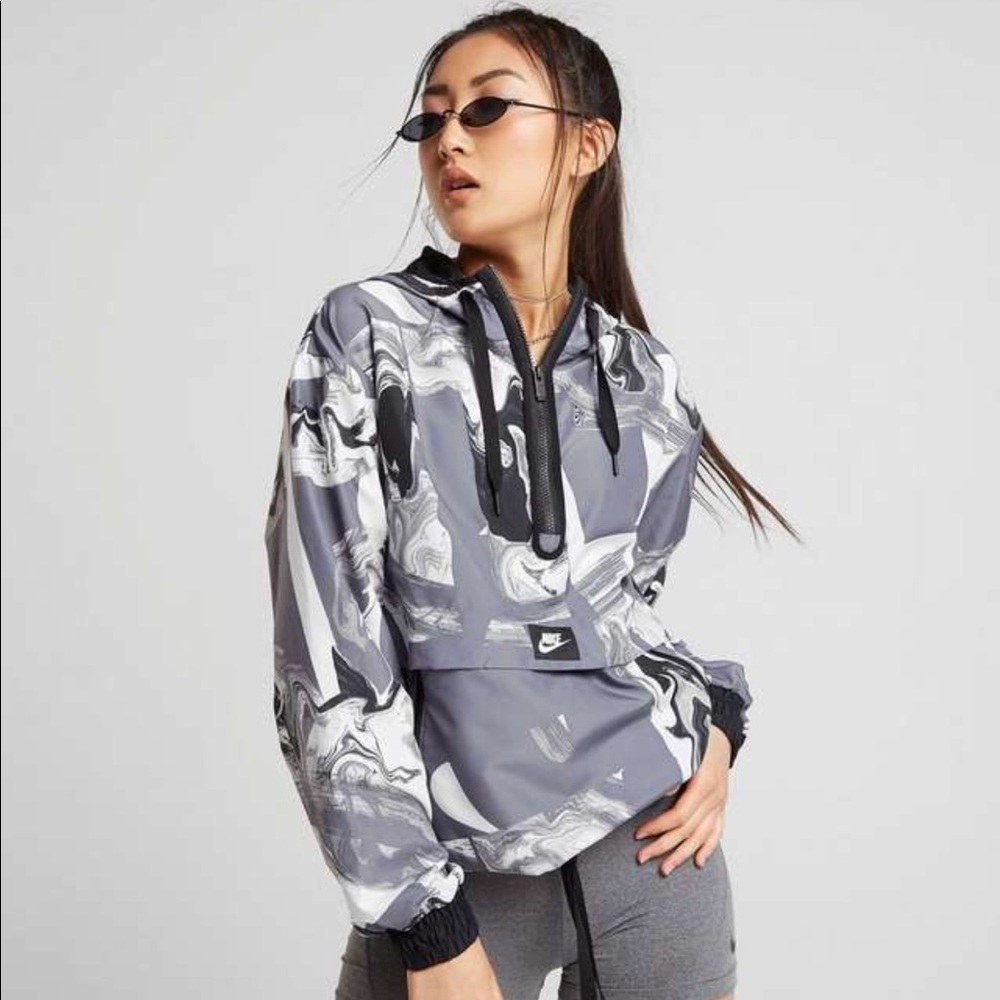 Brand New Nike Jacket with Marbled Print